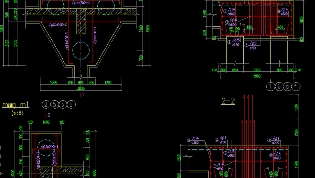 File thiết kế Bản vẽ cad móng cọc khoan nhồi công trình nhà ở